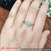 Load image into Gallery viewer, Pear-Shaped-Bar-Baguette-3-Stone-Lab-Diamond-Engagement-Ring-In-950-Platinum-FDENS100R