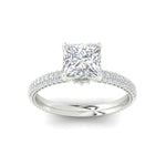 Load image into Gallery viewer, Princess-cut-triple-row-underhalo-pave-engagement-ring-in-white-gold-fd11557prr-nl-wg.jpg