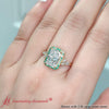 Load image into Gallery viewer, Radiant-Cut-Halo-Cluster-Accent-Lab-Diamond-Engagement-Ring-With-Emerald-In-Yellow-Gold-FD10512R-HAND-YG_c602733f-a895-432f-8601-fbc085e22592.jpg?v=1770117394