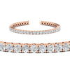 Load image into Gallery viewer, Real-Diamond-Tennis-Bracelet-9-Carat-In-Rose-Gold-FDBRC8635ROANGLE2-9.00-CT-NL-RG