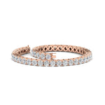 Load image into Gallery viewer, Real-Diamond-Tennis-Bracelet-9-Carat-In-Rose-Gold-FDBRC8635ROANGLE4-9.00-CT-NL-RG