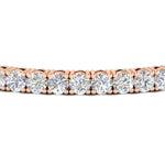 Load image into Gallery viewer, Real-Diamond-Tennis-Bracelet-9-Carat-In-Rose-Gold-FDBRC8635ROANGLE5-9.00-CT-NL-RG