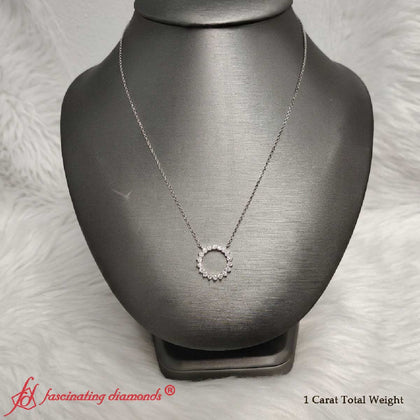 Round Open Circle Pendant