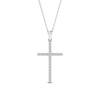 Load image into Gallery viewer, Simple-diamond-cross-pendant-in-white-gold-FD-PD10797ANGLE1-NL-WG