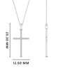 Load image into Gallery viewer, Simple-diamond-cross-pendant-in-white-gold-FD-PD10797ANGLE2-NL-WG-HW