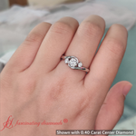 Load image into Gallery viewer, Swirl Bypass 3 Stone Ring