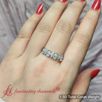 Load image into Gallery viewer, Teardrop_7_Stone_Wedding_Band_Diamond_1.50_Carat_In_14K_White_Gold_-FD8294PEB-1.50_CT-2000