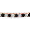 Load image into Gallery viewer, Tennis-Diamond-Bracelet-4-Carat-In-Rose-Gold-FDBRC8635ROGBLACKANGLE5-4.00_20CT-NL-RG