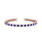 Load image into Gallery viewer, Tennis-Diamond-Bracelet-4-Carat-In-Rose-Gold-FDBRC8635ROGSABL-4.00_20CT-NL-RG