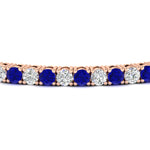 Load image into Gallery viewer, Tennis-Diamond-Bracelet-4-Carat-In-Rose-Gold-FDBRC8635ROGSABLANGLE5-4.00_20CT-NL-RG