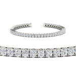 Load image into Gallery viewer, Tennis-Diamond-Bracelet-4-Carat-In-White-Gold-FDBRC8635ROANGLE2-4.00_20CT-NL-WG