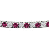 Load image into Gallery viewer, Tennis-Diamond-Bracelet-4-Carat-In-White-Gold-FDBRC8635ROGSADRPIANGLE5-4.00_CT-NL-WG