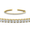 Load image into Gallery viewer, Tennis-Diamond-Bracelet-4-Carat-In-Yellow-Gold-FDBRC8635ROANGLE2-4.00_20CT-NL-YG