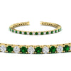 Load image into Gallery viewer, Tennis-Diamond-Bracelet-4-Carat-In-Yellow-Gold-FDBRC8635ROGEMGRANGLE2-4.00_CT-NL-YG