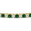 Load image into Gallery viewer, Tennis-Diamond-Bracelet-4-Carat-In-Yellow-Gold-FDBRC8635ROGEMGRANGLE5-4.00_CT-NL-YG