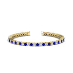 Load image into Gallery viewer, Tennis-Diamond-Bracelet-4-Carat-In-Yellow-Gold-FDBRC8635ROGSABL-4.00_CT-NL-YG