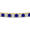 Load image into Gallery viewer, Tennis-Diamond-Bracelet-4-Carat-In-Yellow-Gold-FDBRC8635ROGSABLANGLE5-4.00_CT-NL-YG