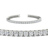 Load image into Gallery viewer, Tennis-Diamond-Bracelet-4-Carat-In-platinum-FDBRC8635ROANGLE2-4.00_20CT-NL-WG