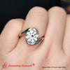 Load image into Gallery viewer, Swirl Round Solitaire Engagement Ring