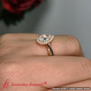 Load image into Gallery viewer, Vine-pear-halo-engagement-ring-with-black-diamond-in-14k-yellow-gold-fd9212per-13