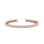 Load image into Gallery viewer, Womens-Diamond-Tennis-Bracelet-5-Carat-In-Rose-Gold-FDBRC8635RO-5.00_CT-NL-RG