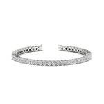 Load image into Gallery viewer, Womens-Diamond-Tennis-Bracelet-5-Carat-In-White-Gold-FDBRC8635RO-5.00_CT-NL-WG