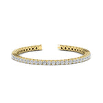 Load image into Gallery viewer, Womens-Diamond-Tennis-Bracelet-5-Carat-In-Yellow-Gold-FDBRC8635RO-5.00_CT-NL-YG