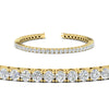 Load image into Gallery viewer, Womens-Diamond-Tennis-Bracelet-5-Carat-In-Yellow-Gold-FDBRC8635ROANGLE2-5.00_CT-NL-YG