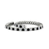 Load image into Gallery viewer, Womens-Diamond-Tennis-Bracelet-5-Carat-With-Balack-Diamond-In-White-Gold-FDBRC8635ROGBLACKANGLE4-5.00_CT-NL-WG
