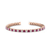 Load image into Gallery viewer, Womens-Diamond-Tennis-Bracelet-5-Carat-With-Pink-Sapphire-In-Rose-Gold-FDBRC8635ROGSADRPI-5.00_CT-NL-RG