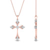 Load image into Gallery viewer, affordable-diamond-pendant-necklace-in-rose-gold-FDPD10866ANGLE2-NL-RG