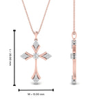 Load image into Gallery viewer, affordable-diamond-pendant-necklace-in-rose-gold-FDPD10866ANGLE2-NL-RG_20HW