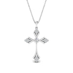 Load image into Gallery viewer, affordable-diamond-pendant-necklace-in-white-gold-FDPD10866ANGLE1-NL-WG