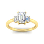 Load image into Gallery viewer, affordable-emerald-cut-diamond-ring-1/4-ct-in-yellow-gold-fdenr9299emangle5-0.25ct-nl-yg.jpg