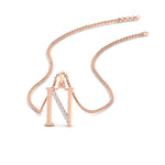 Load image into Gallery viewer, alphabet-n-diamond-pendant-in-FDPD11292NSLEEP-NL-RG