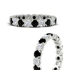 Load image into Gallery viewer, altimate-round-diamond-and-black-diamond-2-carat-full-eternity-wedding-ring-in-white-gold-FD8072ROBGBLACKANGLE3-2.10CT-NL-WG?v=1751956622