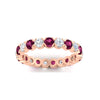 Load image into Gallery viewer, altimate-round-diamond-and-pink-sapphire-2-carat-full-eternity-wedding-ring-in-rose-gold-FD8072ROBGSADRPIANGLE5-2.10CT-NL-RG?v=1751956618