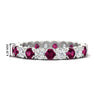 Load image into Gallery viewer, altimate-round-diamond-and-pink-sapphire-2-carat-full-eternity-wedding-ring-in-white-gold-FD8072ROBGSADRPI-2.10CT-NL-WG-HW?v=1751956621