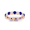 Load image into Gallery viewer, altimate-round-diamond-and-sapphire-2-carat-full-eternity-wedding-ring-in-rose-gold-FD8072ROBGSABLANGLE5-2.10CT-NL-RG?v=1751956617