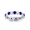 Load image into Gallery viewer, altimate-round-diamond-and-sapphire-2-carat-full-eternity-wedding-ring-in-white-gold-FD8072ROBGSABLANGLE5-2.10CT-NL-WG?v=1751956620