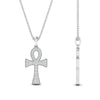 Load image into Gallery viewer, ankh-cross-diamond-pendant-0.25-carat-in-FDPD10999-NL-WG