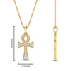 Load image into Gallery viewer, ankh-cross-diamond-pendant-0.25-carat-in-FDPD10999-NL-YG