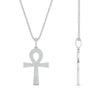Load image into Gallery viewer, ankh-cross-diamond-pendant-0.50-carat-in-FDPD11002-NL-WG