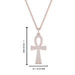 Load image into Gallery viewer, ankh-diamond-cross-pendant-in-FDPD11000-NL-RG
