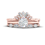 Load image into Gallery viewer, antique-crown-trio-wedding-set-in-FD10129RO-NL-RG