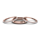 Load image into Gallery viewer, antique-diamond-stack-wedding-band-in-18K-rose-gold-FD8053B-NL-RG.jpg