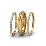 Load image into Gallery viewer, antique-diamond-stack-wedding-band-in-18K-yellow-gold-FD8053B-NL-YG.jpg