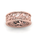 Load image into Gallery viewer, Antique Mens Wide Filigree Band