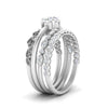 Load image into Gallery viewer, antique-stacked-bands-solitaire-diamond-ring-in-FD10171-NL-WG