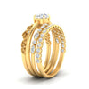Load image into Gallery viewer, antique-stacked-bands-solitaire-diamond-ring-in-FD10171-NL-YG